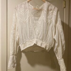 Free People Vintage Blouse - long sleeve